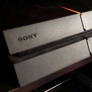 ps4 with controller and games